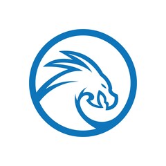 Fototapeta premium Dragon logo images illustration