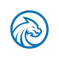 Dragon logo images illustration