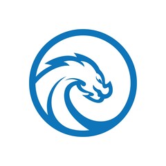 Obraz premium Dragon logo images illustration