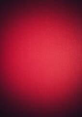 Textured canvas painted red with vignette for background decoration, surface canvas painted bright...
