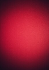 Textured canvas painted red with vignette for background decoration, surface canvas painted bright red background.