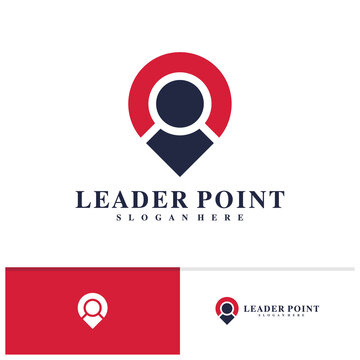 People with Point logo design vector template, Creative People logo design concepts