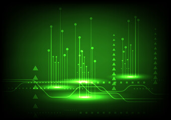 Glow fractal element in futuristic style. Digital data visualization. Abstract futuristic object 