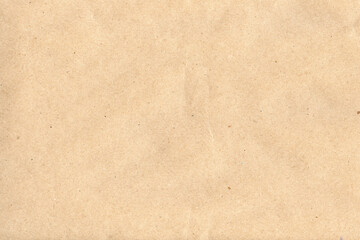 Fototapeta na wymiar Light brown kraft paper texture wallpaper. Paper background for desing
