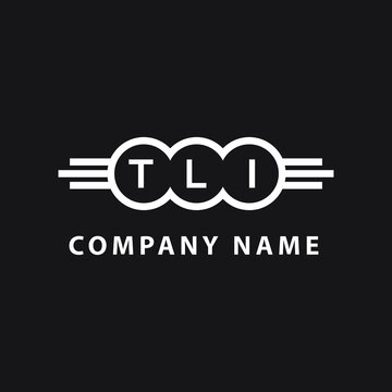TLI letter logo design on black background. TLI creative initials letter logo concept. TLI letter design. 