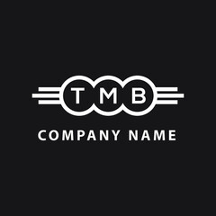 TMB letter logo design on black background. TMB  creative initials letter logo concept. TMB letter design.