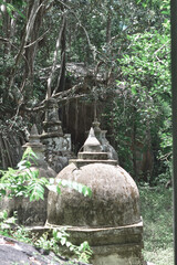 Graves of ancient monks 