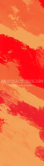 Abstract Red Orange paint Background. Vector illustration design