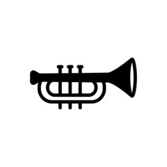 Black solid icon for brass
