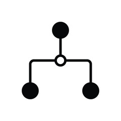 Black solid icon for conditional