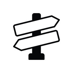 Black solid icon for should