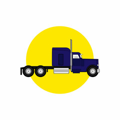 Truck cartoon vector for your illustration