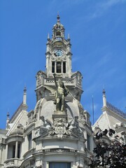 Fototapeta na wymiar Classic architecture style in Porto - Portugal 