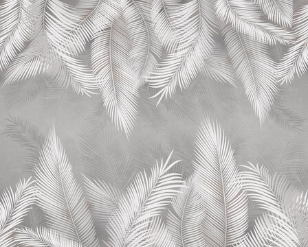 Fototapeta wallpaper palm leaves