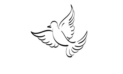 Sketch of First Holy Communion element. Hand Drawn Religious element.