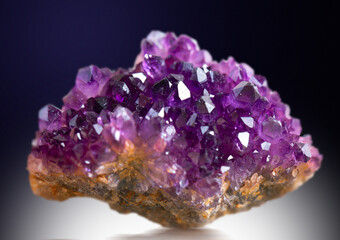 Fototapeta premium .amethyst mineral specimen stone rock geology gem crystal