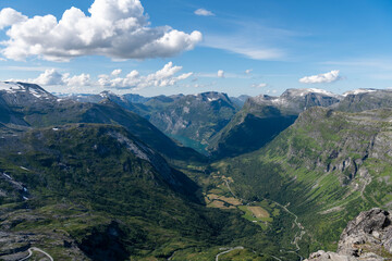 Blick nach Geiranger