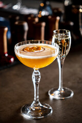 tasty cocktail in the bar