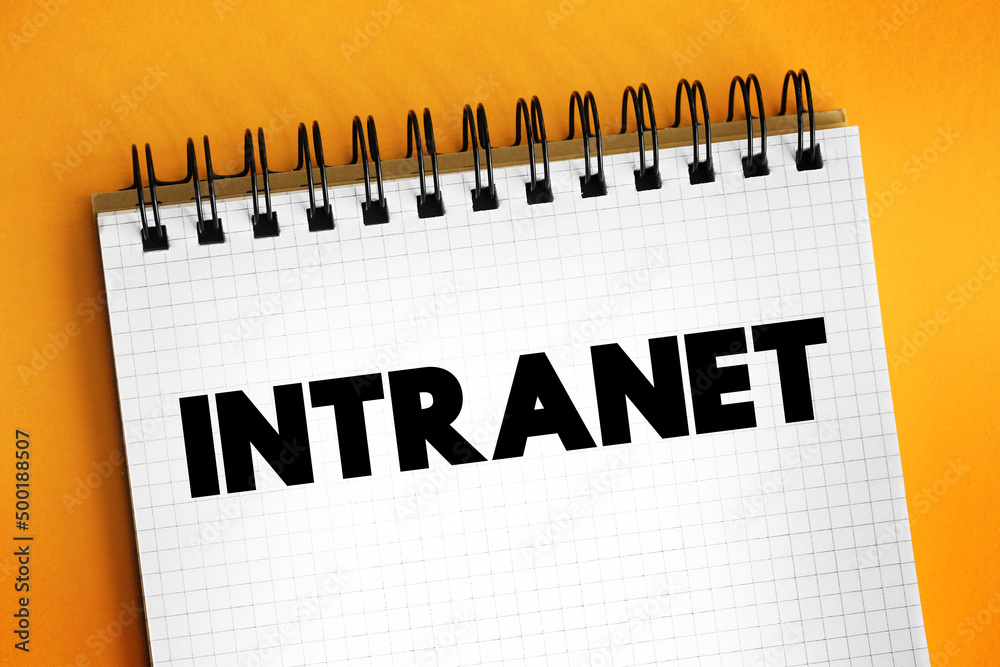 Poster intranet - computer network for sharing information, collaboration tools, and other computing servic