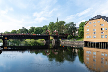 Fototapeta premium Trondheim Alte Brücke