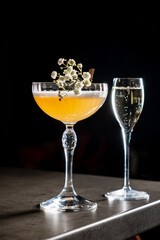 tasty cocktail in the bar