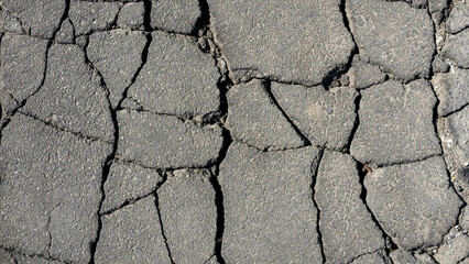 cracked asphalt road surface background, texture cracked asphalt 