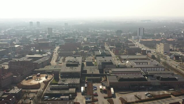 Aerial Herning Denmark 