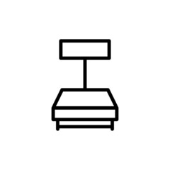 digital scales icon vector design templates