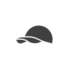 Baseball cap vector icon