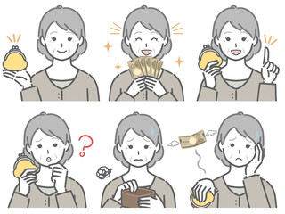 お金に関する色々　高齢女性