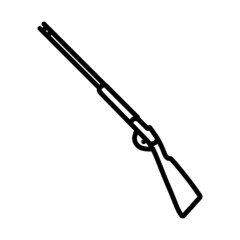 Icon Of Hunting Gun