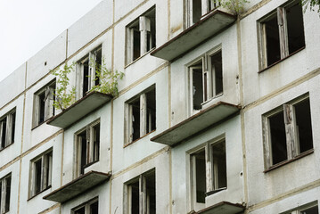 Obraz premium Abandoned Soviet barracks, Milovice, Czech Republic