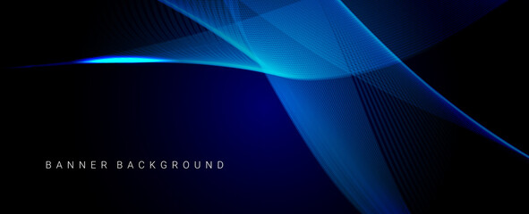 Abstract stylish smooth dynamic wave background