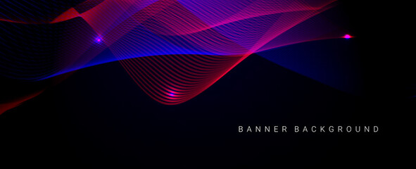 stylish smooth colorful dynamic flowing lines background