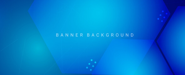 Abstract geometric modern stylish smooth dark banner background