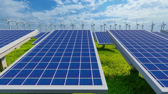 Solar panel power generation