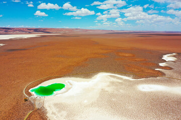 Lagunas Escondidas de Baltinache in Chile Aerial View | Luftbilder vom Lagunas Escondidas de Baltinache