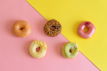 かわいいドーナツ　背景素材