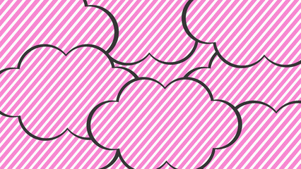 カラフルな雲の背景