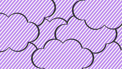 カラフルな雲の背景