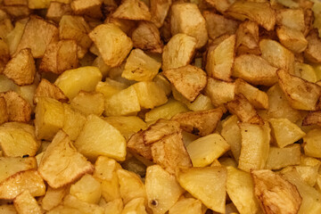 diced potato chips