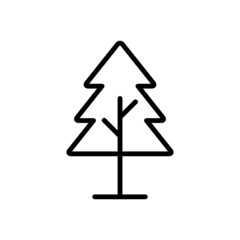 Tree, Pine Icon Logo Design Vector Template Illustration