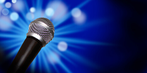 Music graphic with microphone - 7