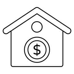 Premium download icon of depository house