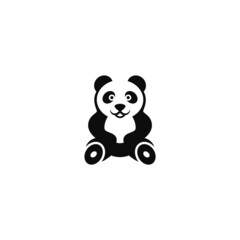 Obraz na płótnie Canvas Panda logo design. Vector illustration.
