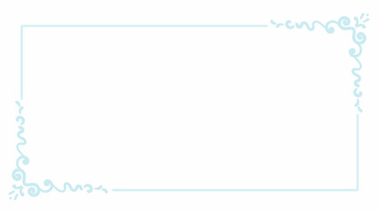 frame doodle vector illustration background