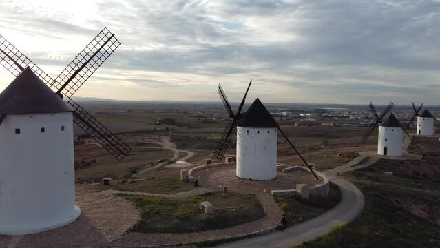 video en dron molinos de alcazar
