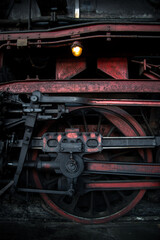 Naklejka premium Details einer Lok