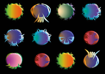 Abstract background color gradien