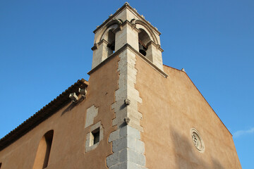 former church (sant'agostino) in taormina in sicily in italy 